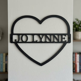 Custom Metal Wall Art - Personalized Mom Name Sign