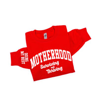 Motherhood - Surviving Not Thriving - Doing My Best - (Our 2024 Mantra) - Colors - LMSS® Exclusive - BASIC Fleece