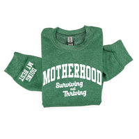 Motherhood - Surviving Not Thriving - Doing My Best - (Our 2024 Mantra) - Colors - LMSS® Exclusive - BASIC Fleece