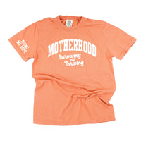 Motherhood - Surviving Not Thriving - Doing My Best - (Our 2024 Mantra) - Colors - LMSS® Exclusive - Comfort Colors Tee