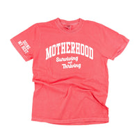 Motherhood - Surviving Not Thriving - Doing My Best - (Our 2024 Mantra) - Colors - LMSS® Exclusive - Comfort Colors Tee