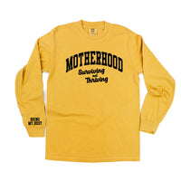 Motherhood - Surviving Not Thriving - Doing My Best - (Our 2024 Mantra) - LMSS® Exclusive - LONG SLEEVE Comfort Colors Tee