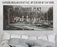 My Favorite Place In All The World - Canvas