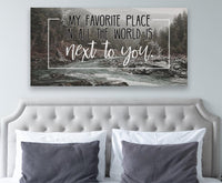 My Favorite Place In All The World - Canvas