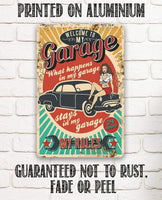 My Garage My Rules - Metal Sign