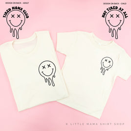 Tired Moms Club / Not Tired At All - (w/ Melty X) - Set of 2 Matching Shirts