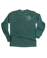 "_____" - Bouquet (pocket) - (Choose Your Name) - Long Sleeve Comfort Colors Tee