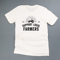 Support Local Farmers - Distressed Design - Unisex Tee