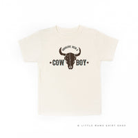 Should've Been a Cowboy - Distressed Design - Child Tee