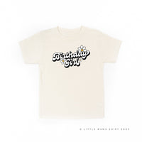 DAISY - BIRTHDAY GIRL - w/ Full Daisy on Back - Child Tee