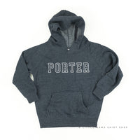 CUSTOM EMBROIDERED OUTLINE NAME - CHILD HOODIE