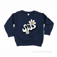 Daisy - Sis - w/ Full Daisy on Back - Child Sweater