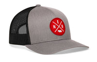 Nebraska Trucker Hat  |  Red NEB X Snapback