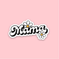 LMSS® STICKER - Mama Daisy (Retro Font w/ Two Daisies)