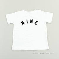 Birthday Number - Block Font - Child Tee