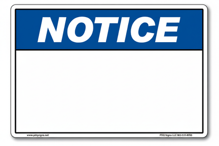 Notice ANSI/ISO Header