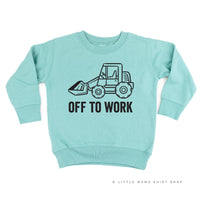 OFF TO WORK - Child Sweater