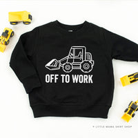 OFF TO WORK - Child Sweater