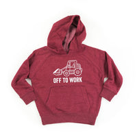 OFF TO WORK - CHILD HOODIE