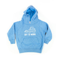 OFF TO WORK - CHILD HOODIE