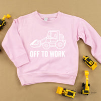 OFF TO WORK - Child Sweater