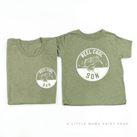 Reel Cool Dad (pocket)/ Son - Set of 2 Tees