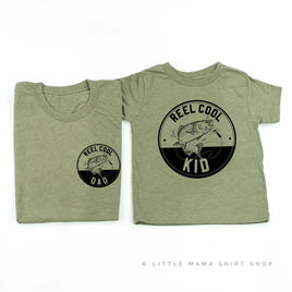 Reel Cool Dad (pocket) / Kid - Set of 2 Tees