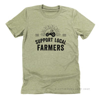 Support Local Farmers - Distressed Design - Unisex Tee