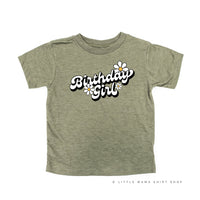 DAISY - BIRTHDAY GIRL - w/ Full Daisy on Back - Child Tee