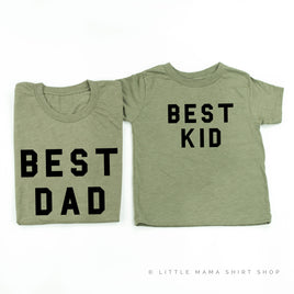 Best Dad / Kid - Set of 2 Tees
