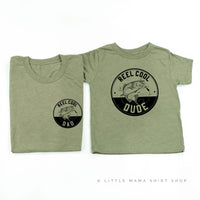Reel Cool Dad (pocket) / Dude - Set of 2 Tees