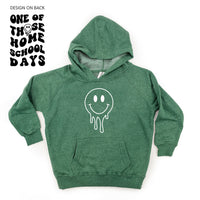 One of Those Home School Days - Melty Smiley (f & b) - Child HOODIE