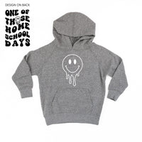 One of Those Home School Days - Melty Smiley (f & b) - Child HOODIE