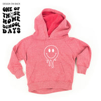 One of Those Home School Days - Melty Smiley (f & b) - Child HOODIE