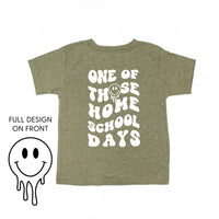 One of Those Home School Days - Melty Smiley (f & b) - Child Tee