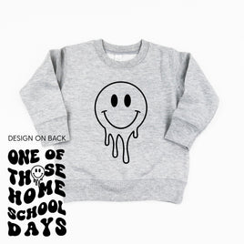 One of Those Home School Days - Melty Smiley (f & b) - Child Sweater