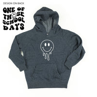 One of Those School Days - Melty Smiley (f & b) - Child HOODIE