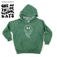 One of Those School Days - Melty Smiley (f & b) - Child HOODIE