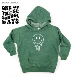 One of Those School Days - Melty Smiley (f & b) - Child HOODIE