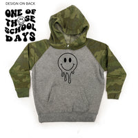 One of Those School Days - Melty Smiley (f & b) - Child HOODIE