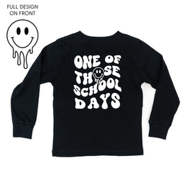 One of Those School Days - Melty Smiley (f & b) - Child Long Sleeve Tee