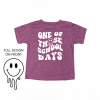 One of Those School Days - Melty Smiley (f & b) - Child Tee