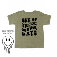 One of Those School Days - Melty Smiley (f & b) - Child Tee