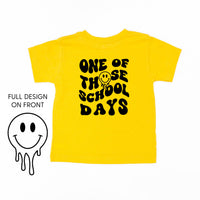 One of Those School Days - Melty Smiley (f & b) - Child Tee