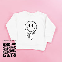 One of Those School Days - Melty Smiley (f & b) - Child Sweater