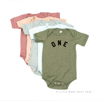 Birthday Number - Block Font - Child Tee