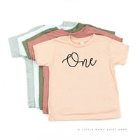 Birthday Number - New Cursive - Child Tee