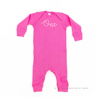 Birthday Number - One - New Cursive - Baby Sleeper
