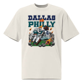 Cowboys vs Eagles "Rivalry" White T-Shirt