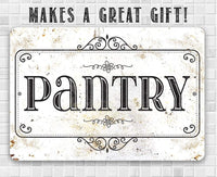 Pantry - Metal Sign
